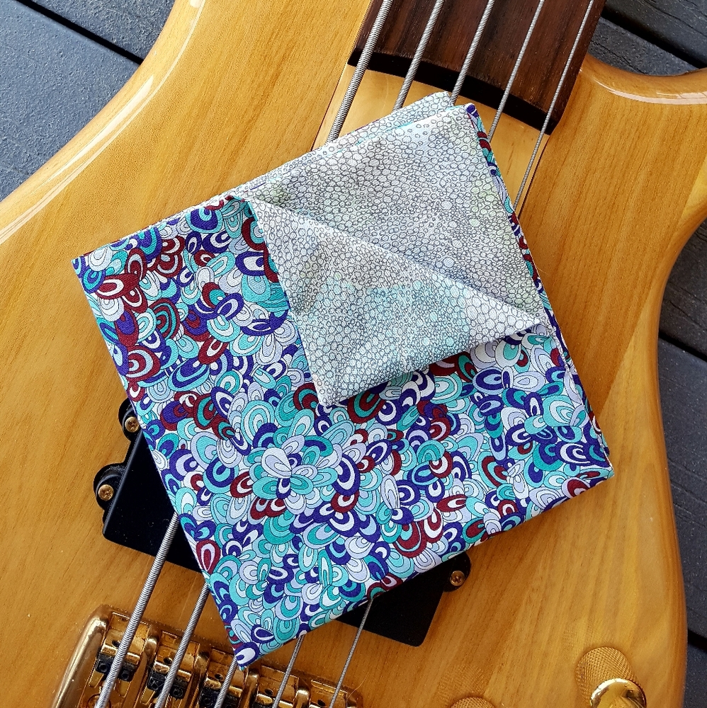 NEW Pocket Square Double Sided - Sonic Boom